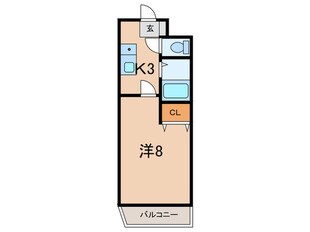 ジュネス鴨池Ⅰの物件間取画像